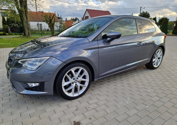 Seat Leon cena 42999 przebieg: 193050, rok produkcji 2014 z Raszków małe 56